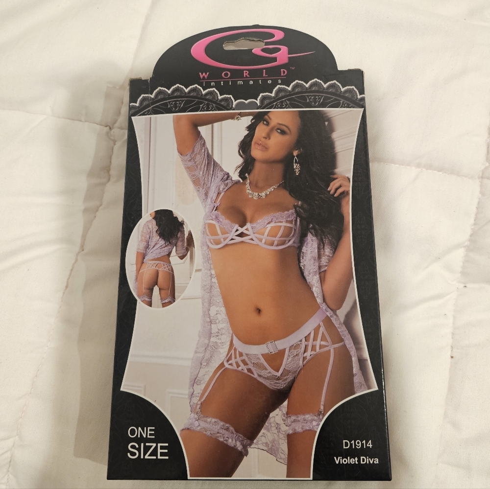 Violet Diva Lingerie Set